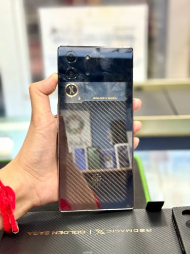 Red Magic Golden Saga Limited Edition ទំហំផ្ទុក (1T) Full Box Set តួស្អាត 999.999 Ram 32