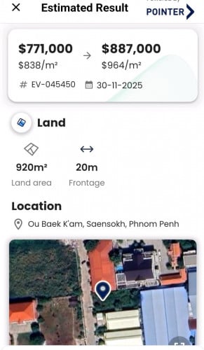 ដីជិតផ្លូវ2004 លក់ក្រោមទីផ្សារ