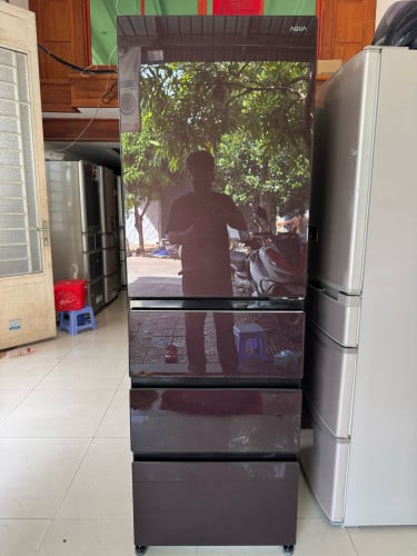 ទូទឹកកក ទ្វា4 ផ្ទៃមុខកញ្ចក់ VIP  ផលិតទឹកកក អនាម័យអូតូ  -មានកម្ពស់1.82cmm