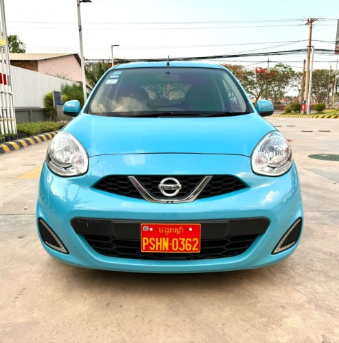 លក់ NISSAN MARCH (ពន្ធបង់02) ថ្មីដូចឡានខ្លាញ់គោ