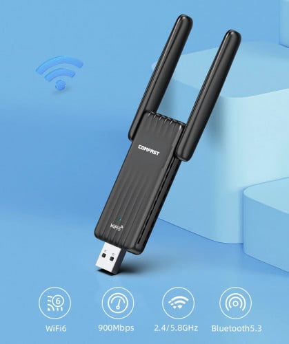 Comfast AX900 WiFi6 Adapter BT5.3 2.4G&5GHz 900Mbps WiFi adaptador