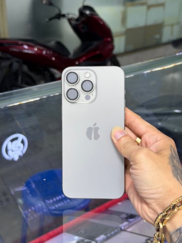 iPhone 15 Pro Max Natural ZA/A HD256GB Phone Condition 96% 🔋91% , ម៉ាស៊ីនហ្សីន