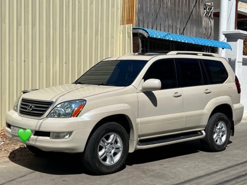 Lexus GX470 03 fullពេញ ម៉ាសុីថ្មីស្ងាត់កង់ថ្មីទាំង៥គ្រាប់បាតថ្មីម៉ាញ៉េAndroid ទឹកថ្នាំនៅហ្សុីនច្រើន