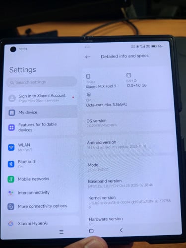 Mi Mix Fold 3 Carbon Edition