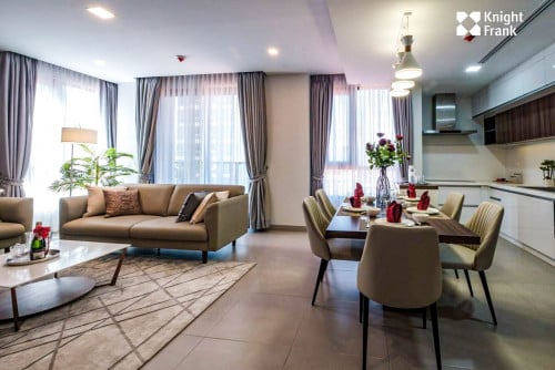 Modern 3-Bedroom Serviced Apartment | BKK1 |Ref: KHRA391