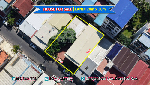 ដី និងផ្ទះលក់នៅទួលគោក