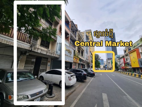 ផ្ទះល្វែងនៅមហាវិថីកម្ពុជាក្រោមសម្រាប់ជួល (តំបន់អាជីវកម្ម)