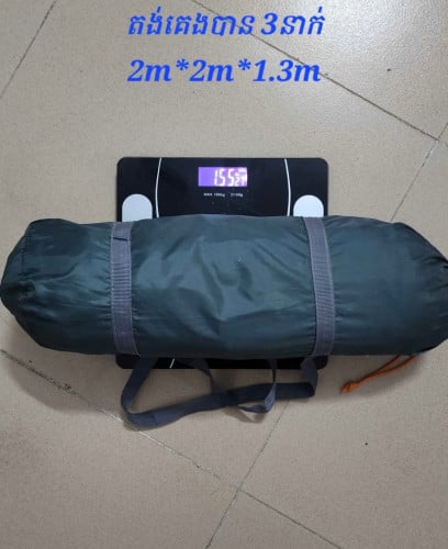 តង់គេងបាន 3 នាក់ camping tent 2mx2mx1.3m