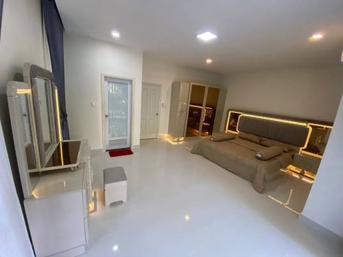 វីឡាភ្លោះA សម្រាប់ជួល | Twin Villa For Rent (The star diamond 60m near Meanchey Avenue))