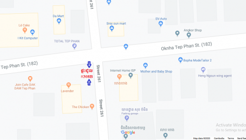 ផ្ទះអាជីវកម្មសម្រាប់ជួល - Business house for rent