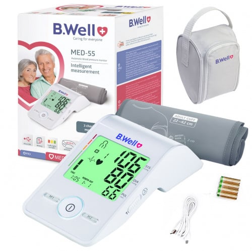 ម៉ាស៊ីនវ៉ាស់សម្ពាធឈាមMED-55 Automatic blood pressure monitorIntelligent measurement