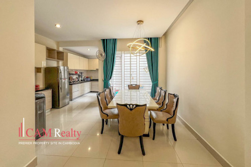 4 Bedrooms Link Villa LA For Rent In Borey Peng Huoth Beoung Snor