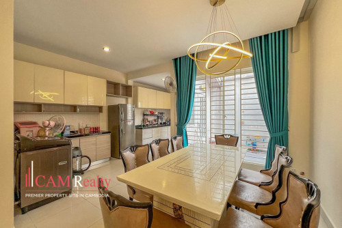 4 Bedrooms Link Villa LA For Rent In Borey Peng Huoth Beoung Snor