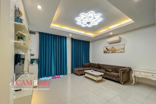 4 Bedrooms Link Villa LA For Rent In Borey Peng Huoth Beoung Snor