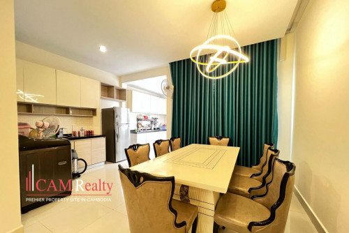 4 Bedrooms Link Villa LA For Rent In Borey Peng Huoth Beoung Snor