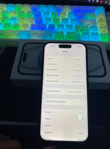 iPhone 15 Black / 128G