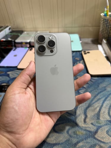 iPhone 15 pro ZP 256G សំណុំសុីនណែន ស្អាត98% 555$