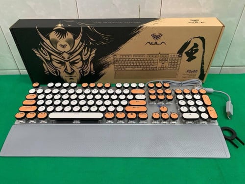 Keyboard AULA F2088 Mix color⌨️💚💚