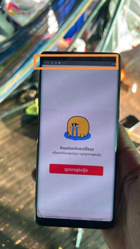 Samsung note 8 អត់ដើរថាច់លើតិច ក្រៅពីនឹងប្រើបានធម្មតា