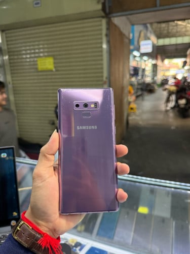 Samsung Note9 512G Ram8G Sim1 KH ម៉ាសុីនអេក្រង់ស្រុីន ដានតិច