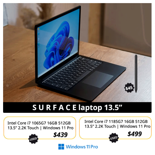 Surface laptop 4, 3 Promotion i7