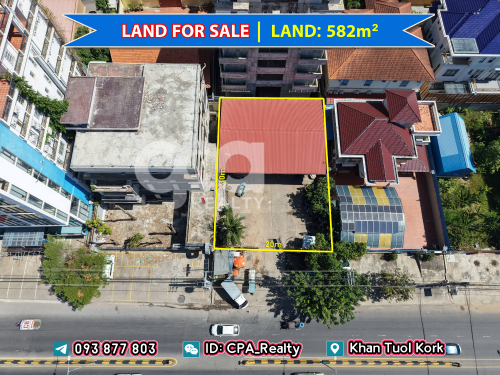 ដីលក់លើផ្លូវធំ ខណ្ឌទួលគោក