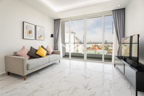 2BR Modern Condo For Rent In BKK1