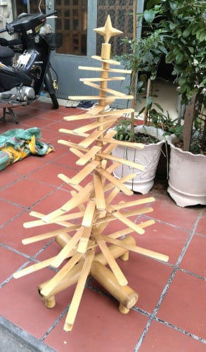 Bamboo Christmas tree