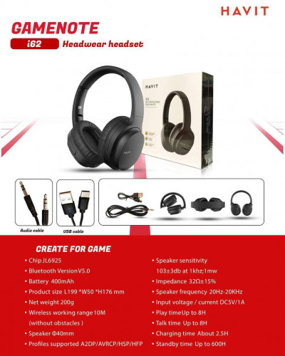 HAVIT Wired Headset Gaming