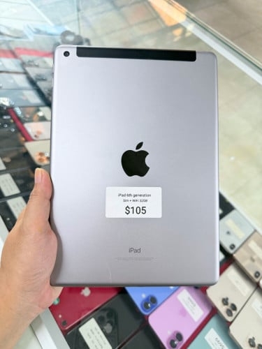 iPad  6th generation 32G Sim& WiFi  មួយទឹកអាមេរិក