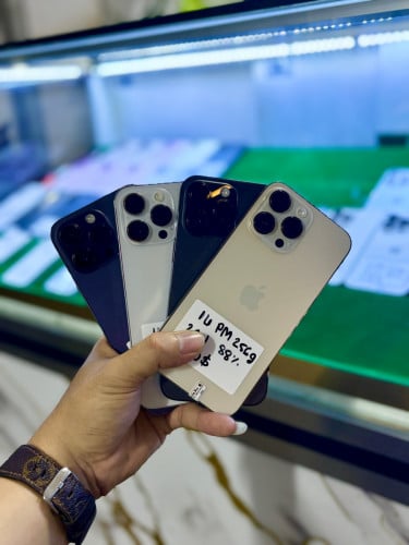 iPhone 14 Pro Max 256G ដូរអេក្រង់ថ្មី 120Hz កូល័រស្អាត គែមតូច ប្រើទ្រនាប់សុីម