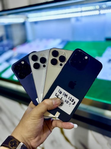 iPhone 14 Pro Max 128G ដូរអេក្រង់ថ្មី 120Hz កូល័រស្អាត គែមតូច ប្រើទ្រនាប់សុីម