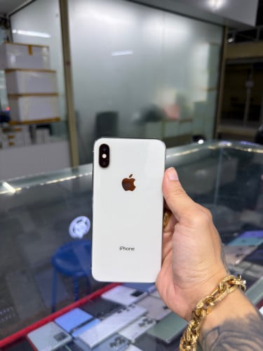 iPhone X White LL/A HD256GB Phone Condition 97% 🔋100% , អត់ស្កេនមុខ , អេក្រង់GX