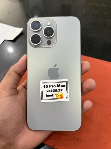 iPhone15ProMax/ZP/A/ 256g ថ្ម89% ស្អាត​99:99%