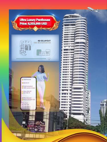 Millionaire Luxury Penthouse/ ផ្ទះសេដ្ឋី