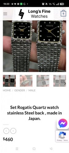 Rogatis Quartz watch stainless Steel