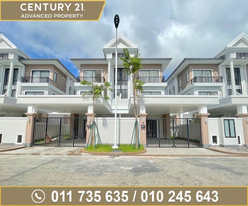 🏘 វីឡាភ្លោះ (Twin-B)  ក្នុងបុរី ប៉េងហួតបឹងស្នោ ត្រូវការលក់បន្ទាន់ខ្លាំង