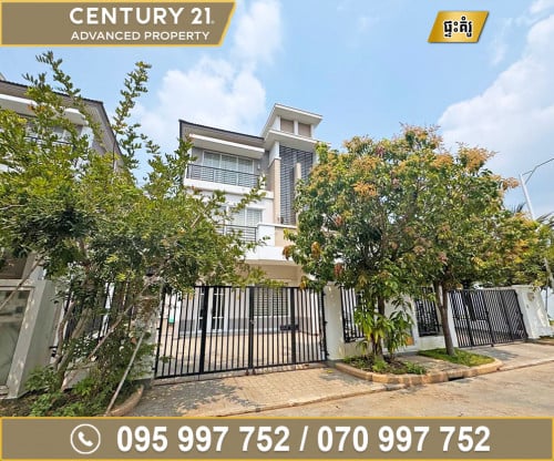 🏠​ វីឡាភ្លោះ មួយគូរ ​(Twin) សម្រាប់ជួល ក្នុងបុរី ប៉េងហួត ផ្លូវជាតិលេខ6A