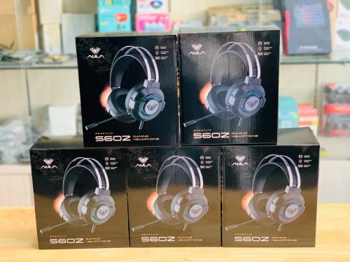 Headset Gaming Brand Aula S602 អីវ៉ានមាននៅក្នុងស្តុក បងៗអាចធ្វើការកម្ម៉ង់បាន📩🙏