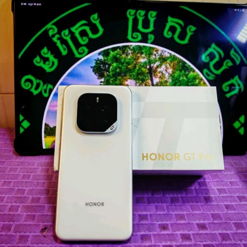 HONOR GT Pro (CPU 8 Elite)(ស្អាត99%)មានប្រអប់+ឆ្នាំងសាក(វ៉ៃដូរបាន)