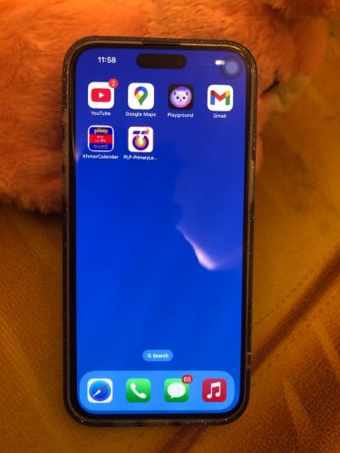 Iphone 15 Pro Max, ZP, Two Sims,Blue ( កាលទិញថ្មីសុីន ខ្លាញ់គោ 1800$)