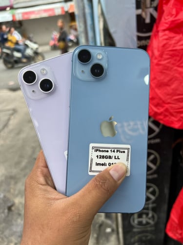iPhone14Plus LL/A/128GB ថ្ម84%​ស្អាត​98%zin all