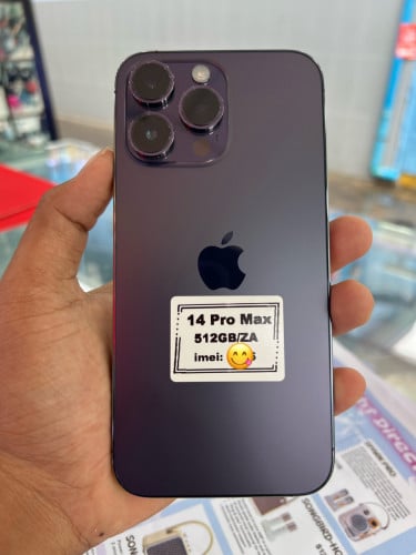 iPhone14PM ZA/A/512g ស្អាត​98% zin all