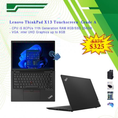 Lenovo ThinkPad X13 Touchscreen i5 RAM 8GB SSD 256GB
