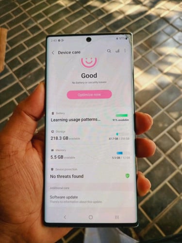 Note10+ 5G បែកប្រើបានធម្មតា ផ្ទៃសាច់អេក្រង់ស្អាត អាចវឯៃដូរបាន