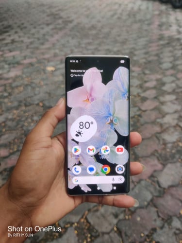 Pixel 6 pro នៅស្អាត 98>99% zin all អេក្រង់ខ្ចី អត់អុចឬដាន