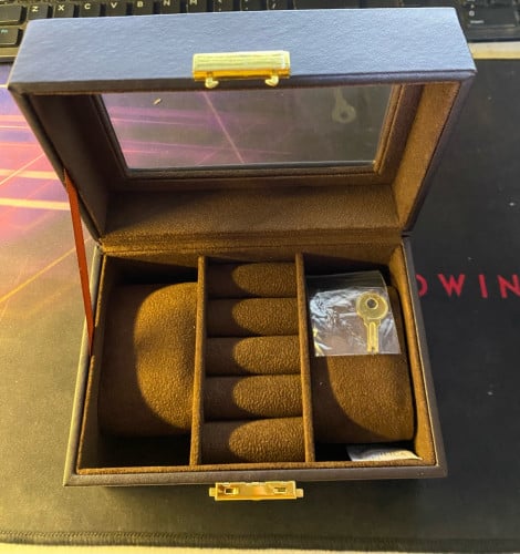 ប្រអប់នាឡិកា 2ថតនិងថតដាក់គ្រឿងអលង្ការ | Watch Box |