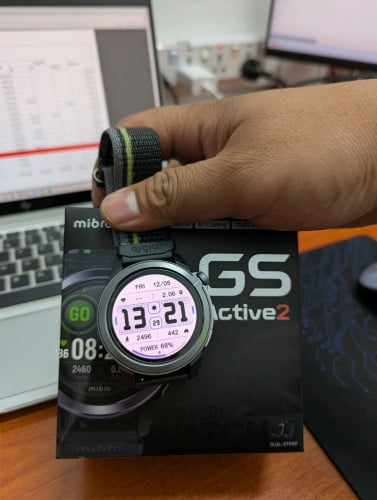 ចង់លក់ដូរសេរី Mibro GS Active 2 ស្អាត 99.99% ទើបទិញតែចង់ដូរសេរី Full Set