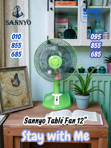 កង្ហារលើតុ Sannyo SC-B12 Table Fan 12"