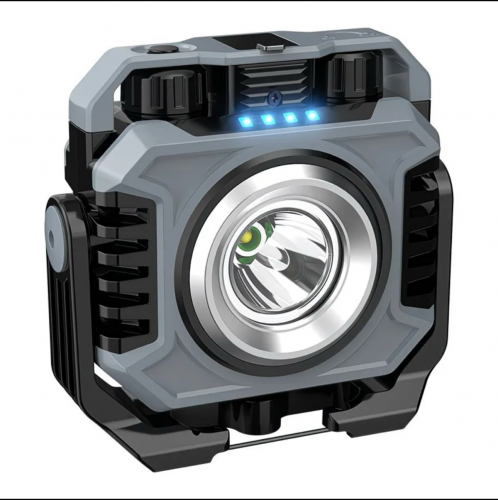 5000mAh magnetic LED work light, rechargeable, long-lasting outdoor portable lighting.